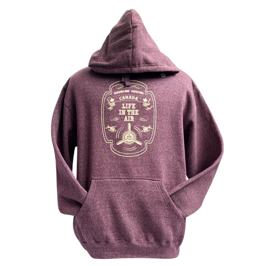 Life In The Air Hoodie Heather Red