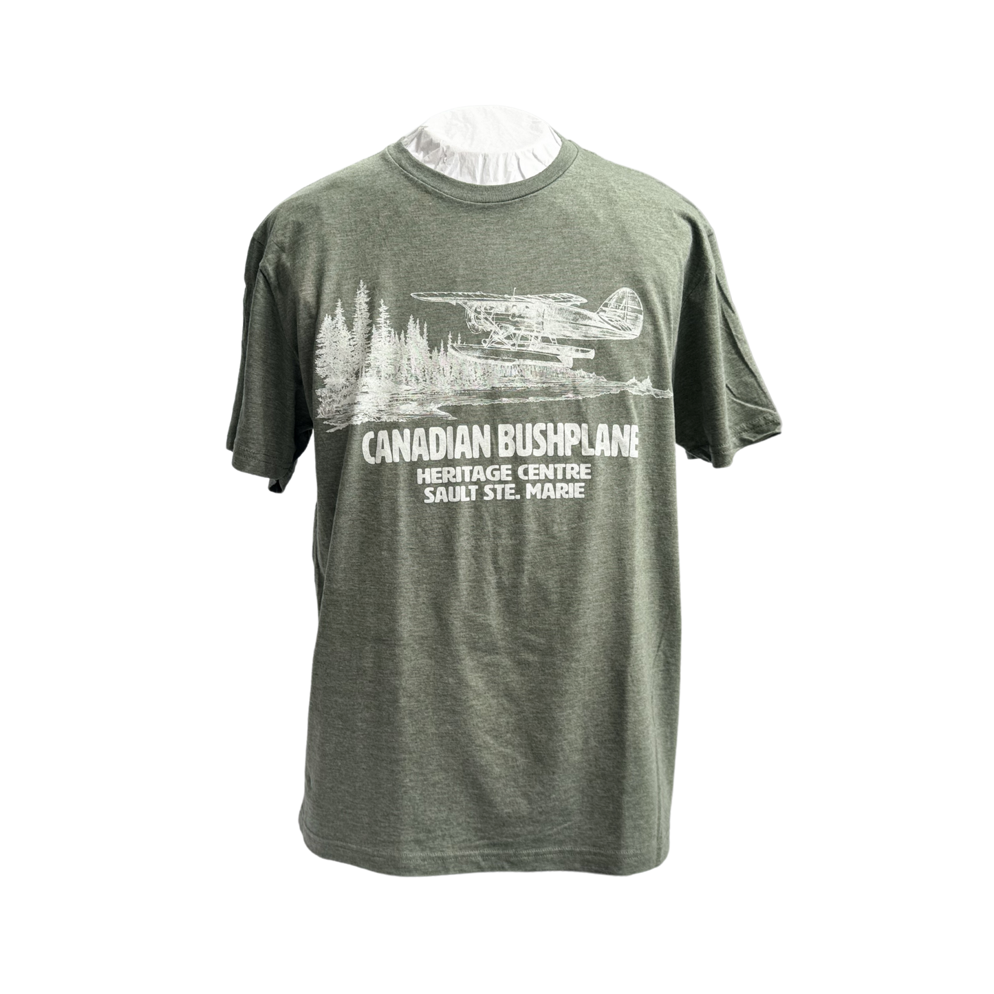 Plane Taking Off T-Shirt Green