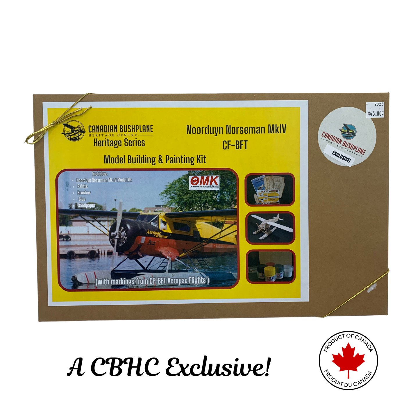 Wooden CF-BFT Aeropac Noorduyn Norseman Model Making & Painting Kit