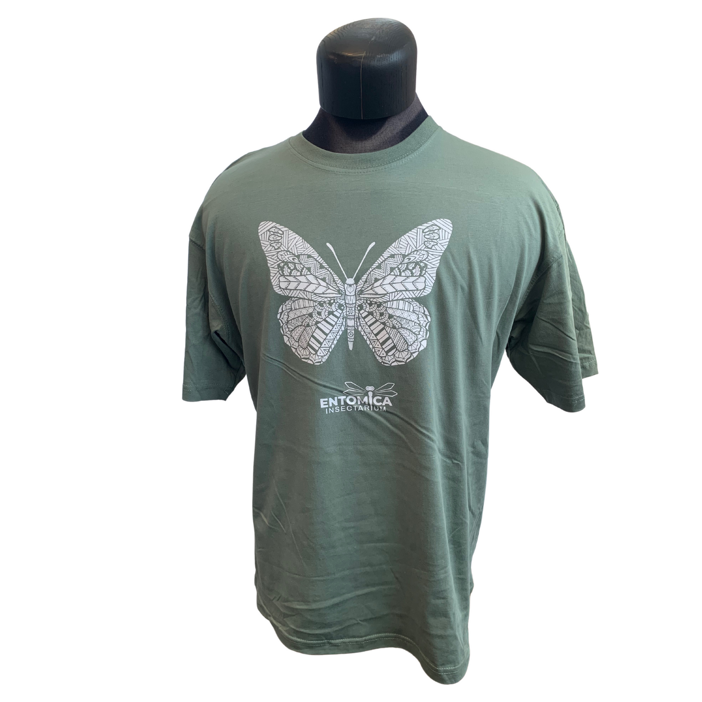 Entomica Butterfly T-Shirt Olive