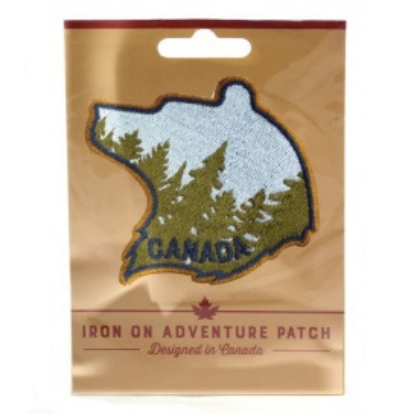 Bear Silhouette Canada Patch