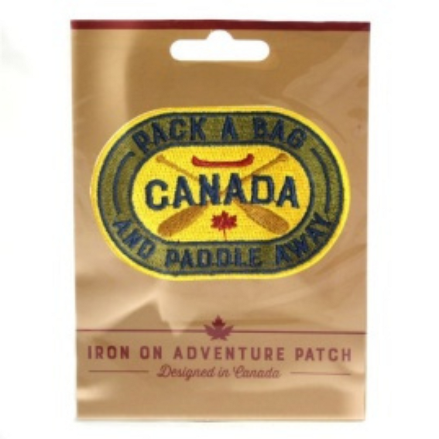 Pack A Bag and Paddle Away Canada Patch