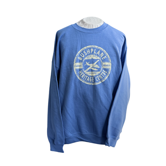 Outdoor Adventure Circle Sweatshirt Blue