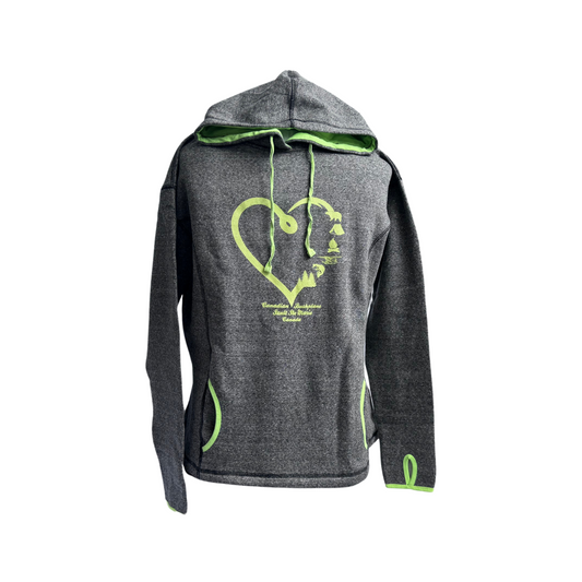 B River Woman's Pullover Green Heart