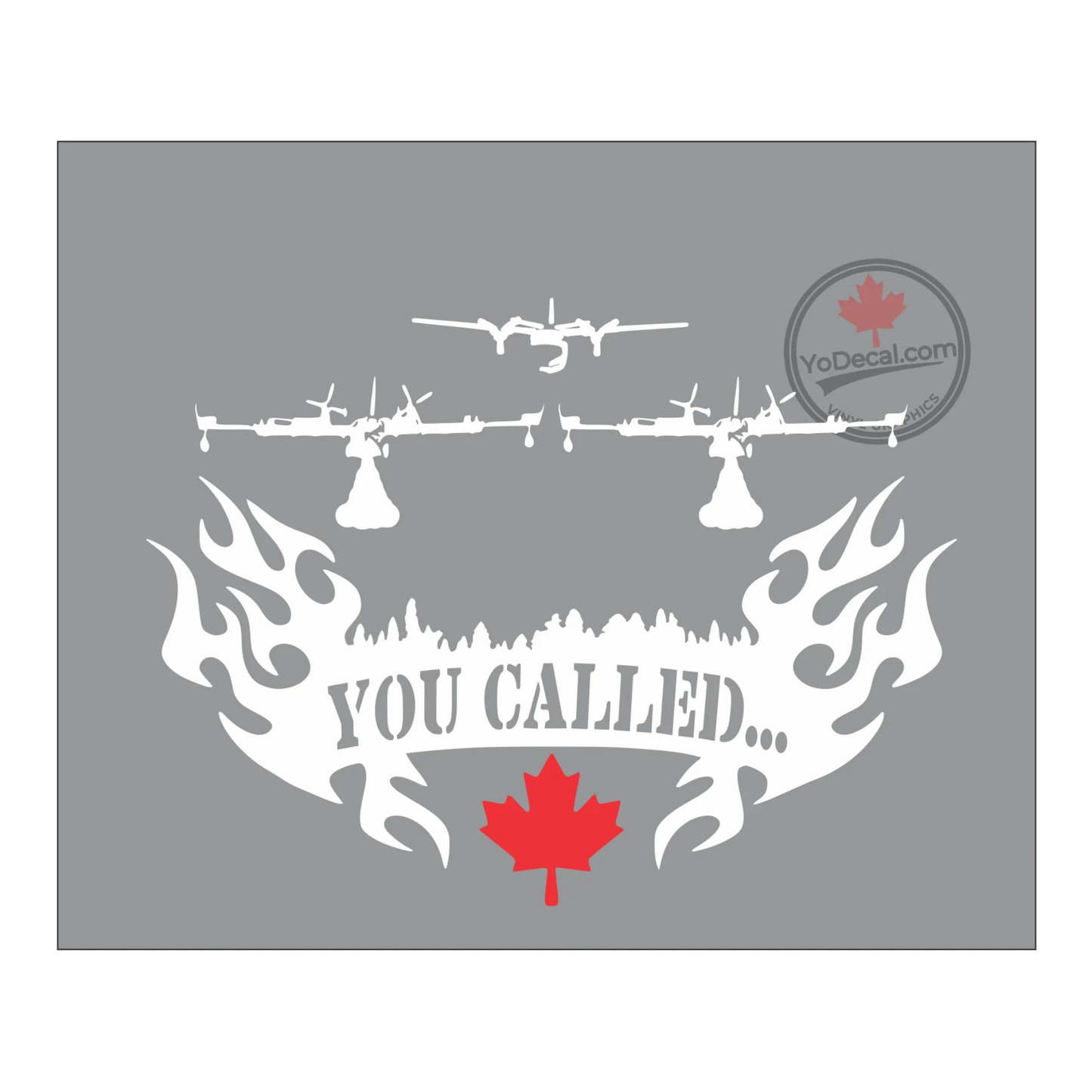 You called... Aerial Firefighters Decal