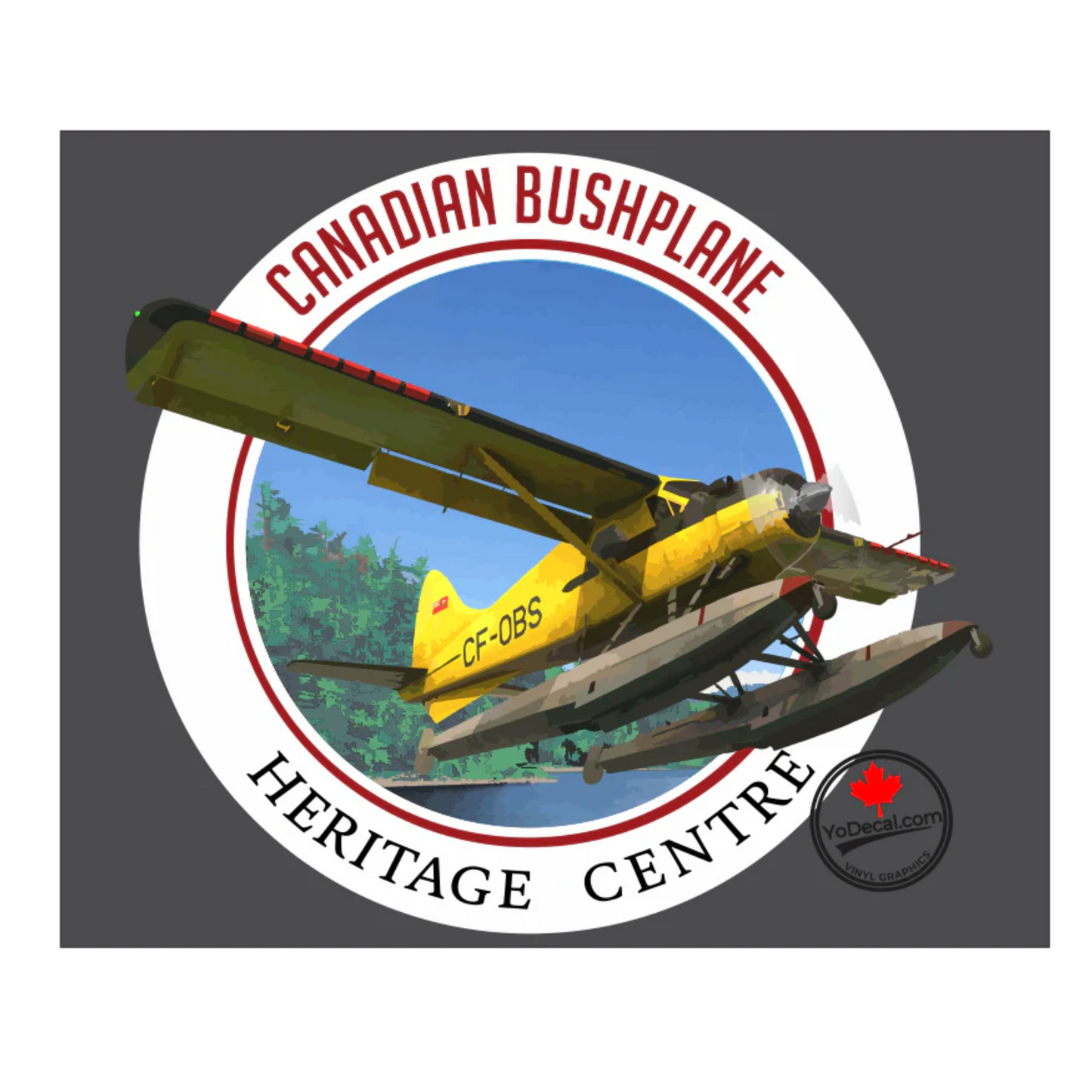 CBHC DHC-2 Beaver CF-OBS Decal Large