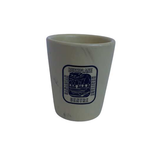 Bushplane Shot Glasses Marble  Cream