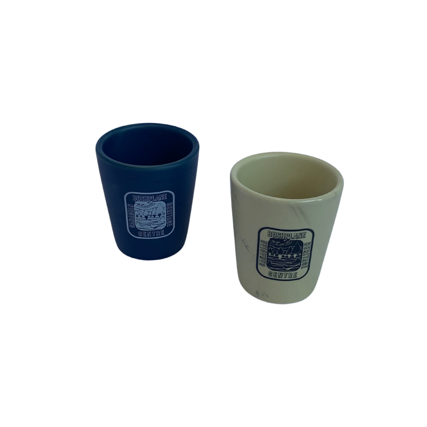 Bushplane Shot Glasses Marble Blue