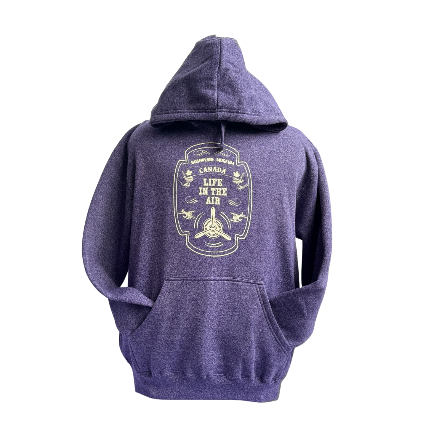 Life In The Air Hoodie Heather Purple