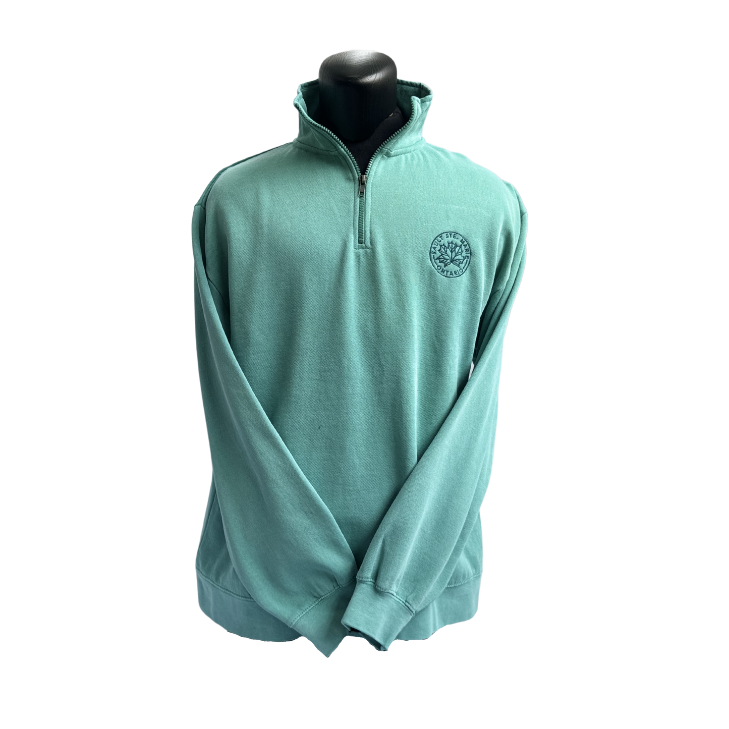 SSM Maple Leaf Quarter Zip Green