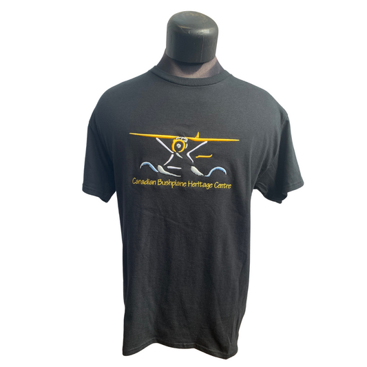 CBHC Embroidered Plane T-shirt Black