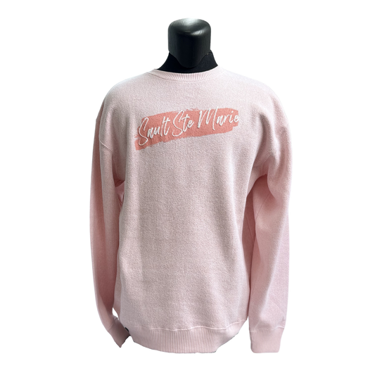 Sault Ste. Marie Nantucket Crew Neck Sweatshirt Peach