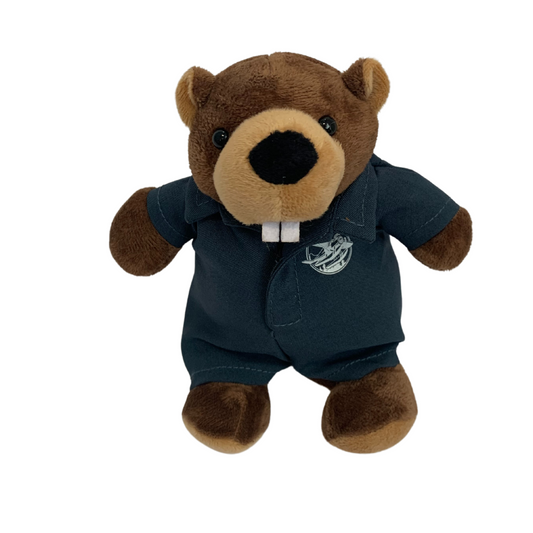 Mini Me Bizzie Beaver CBHC Mechanic Stuffie