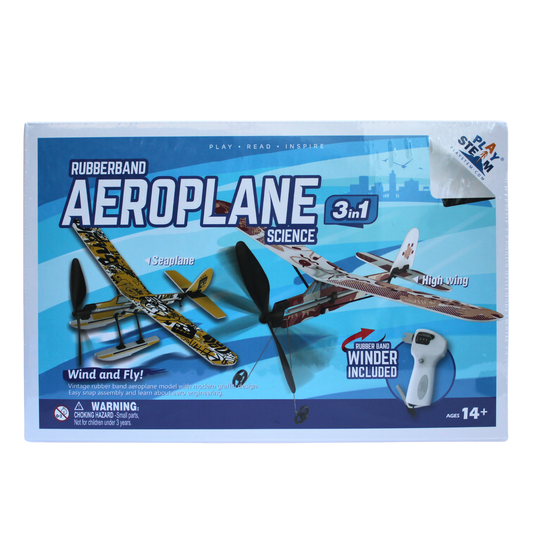 Rubberband Aeroplane Science 3N1