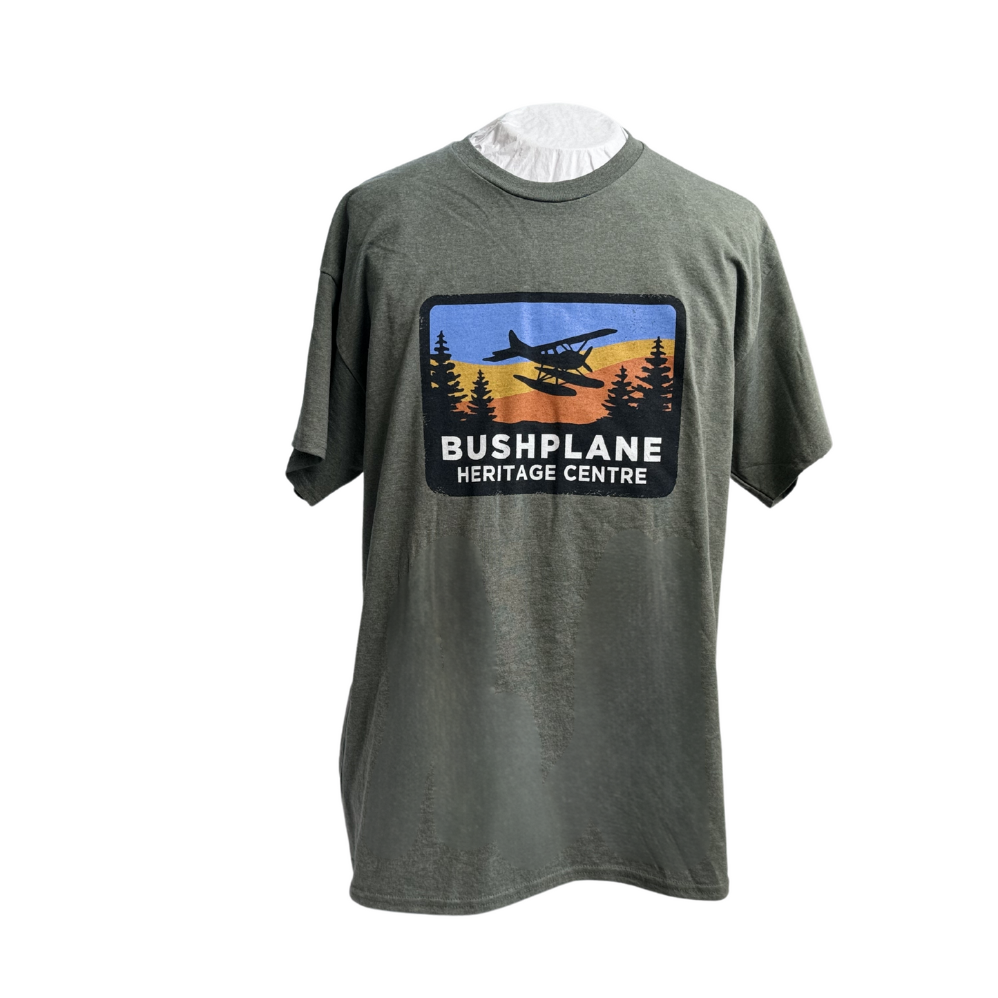 Crested Float Plane T-Shirt Green