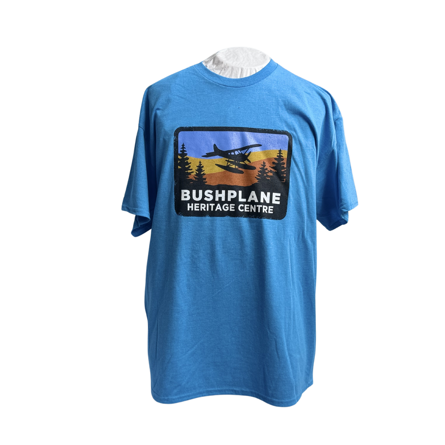 Crested Float Plane T-Shirt Blue