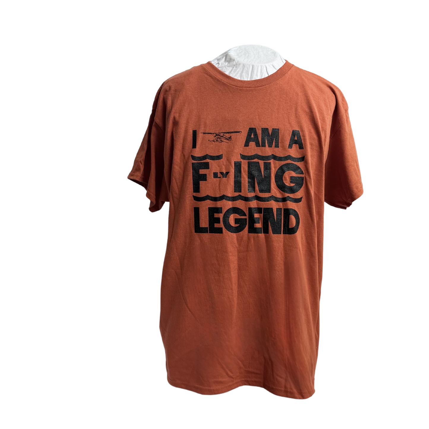 I Am a Flying Legend T-Shirt Orange