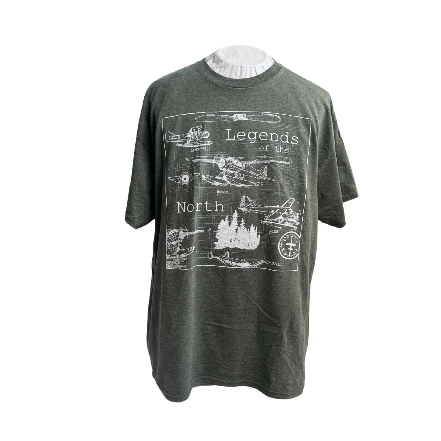 Legends of the North T-Shirt Military Green