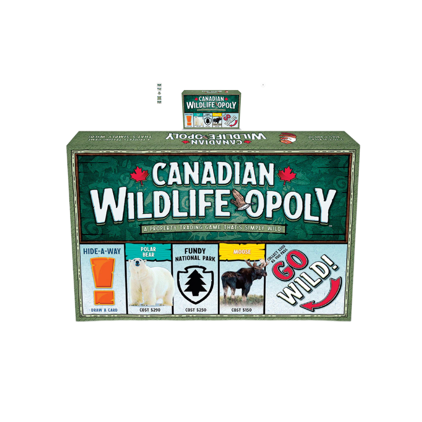 Canadian Wildlife-Opoly Board Game