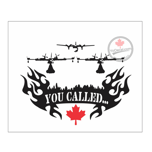 You called... Aerial Firefighters Decal