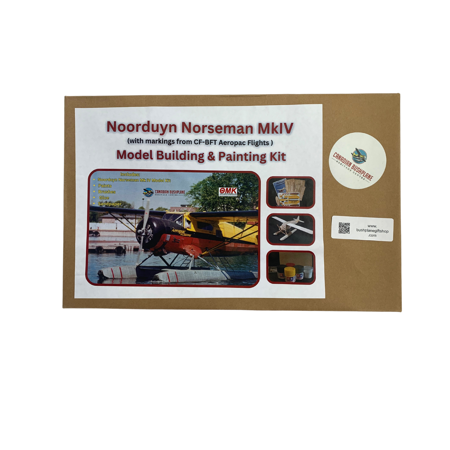 Wooden DF-BFT Aeropac Noorduyn Norseman  Model Making & Painting Kit