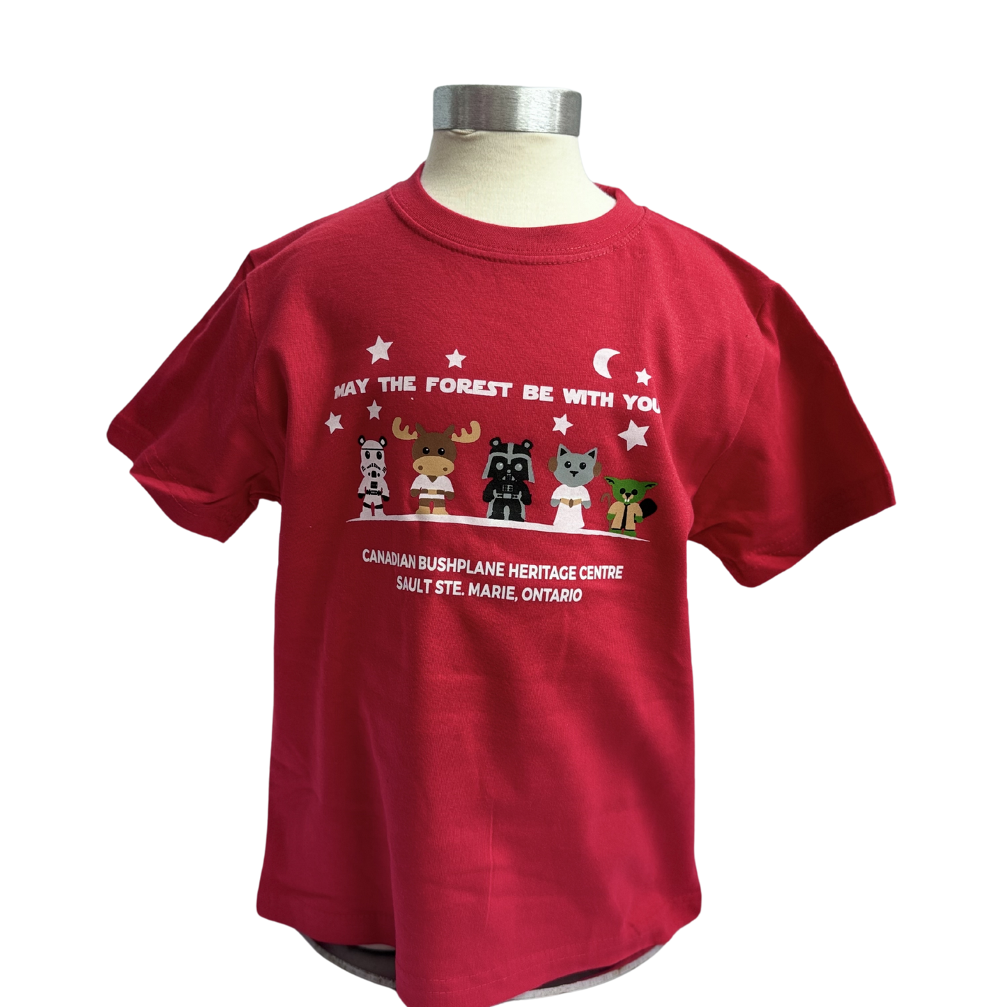 May The Forest Be with You Child T-Shirt Red