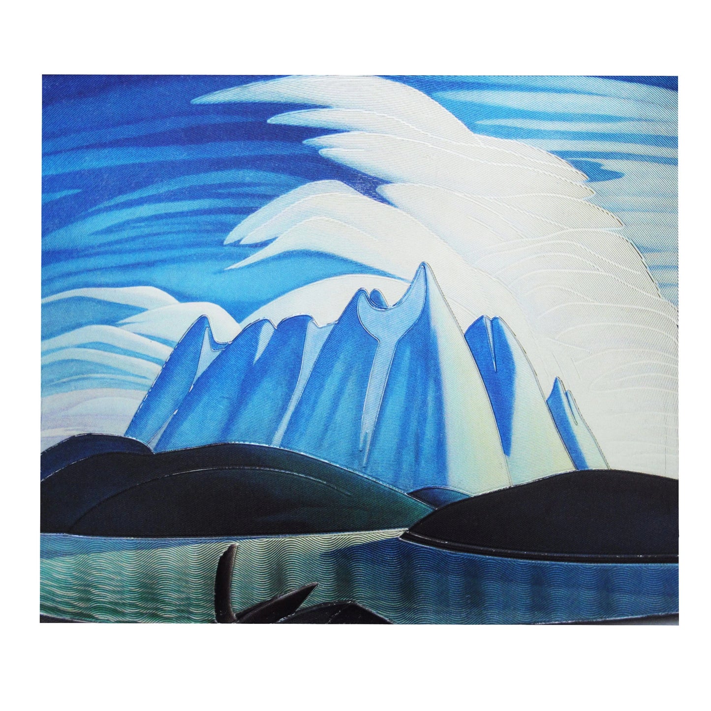 Lawren Harris Lake & Mountain Metallic Magnet