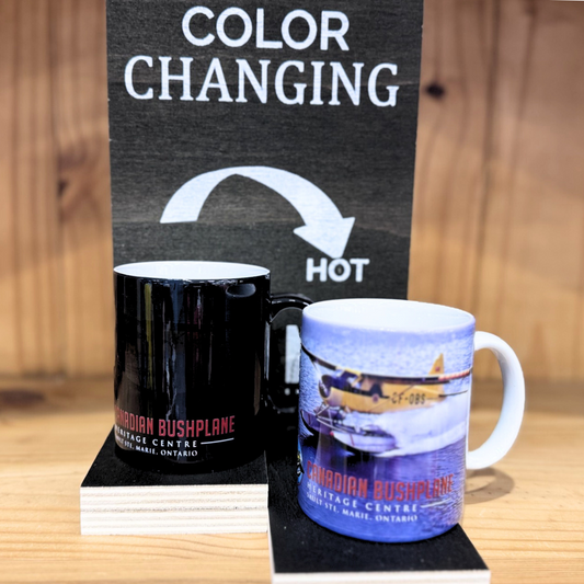 Colour Changing CF-OBS De Havilland Beaver Mug (Heritage Series)