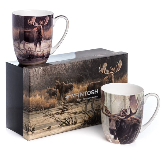 Robert Bateman Moose 2 Mug Set