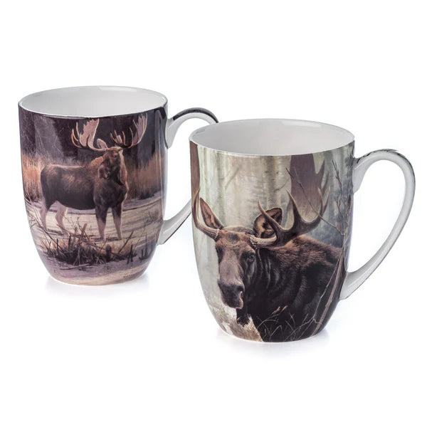 Robert Bateman Moose 2 Mug Set